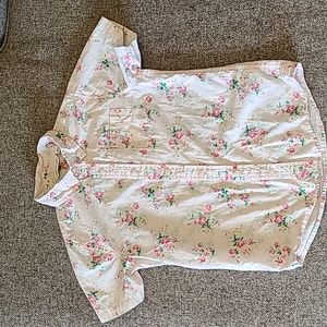 Janie and Jack Boys Floral short sleeve button down